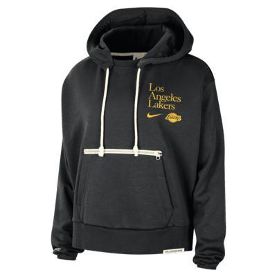 Los Angeles Lakers Standard Issue Nike Women's Dri-FIT NBA Pullover Hoodie Product Image