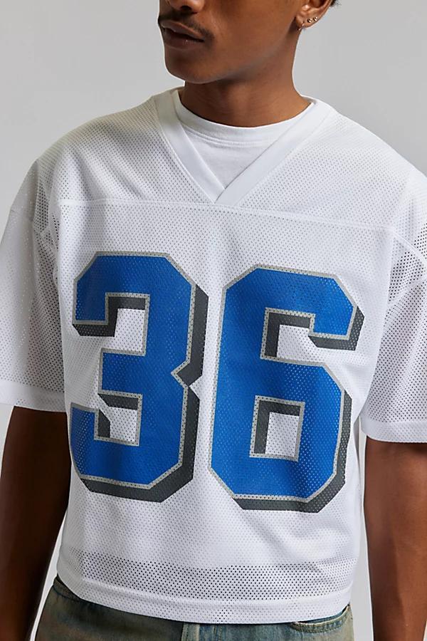 Urban Outfitters UO Mesh Football Jersey Tee Mens at Urban Outfitters Product Image