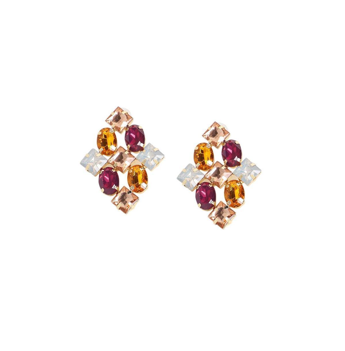 Sohi Womens Regal Drop Earrings Product Image