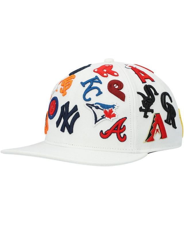 Mens Pro Standard White Mlb Pro League Wool Snapback Hat Product Image