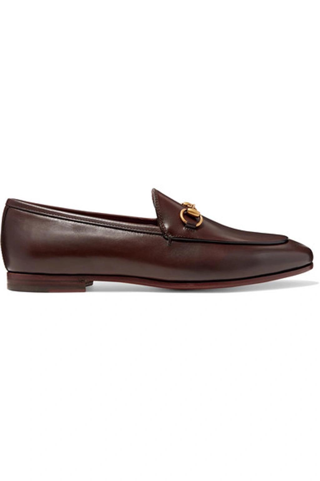 Jordaan Horsebit-detailed Leather Loafers In Brown Product Image