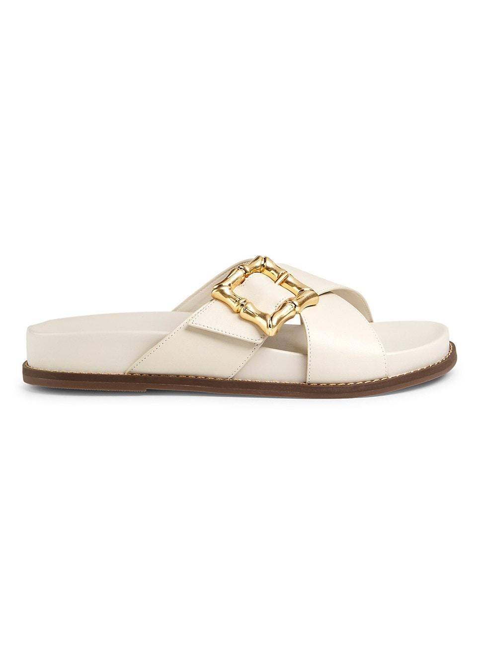 Womens Enola Crisscross Leather Sandals product image