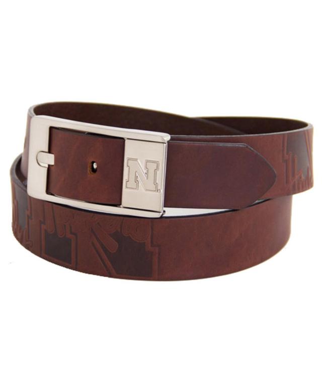 Mens Nebraska Cornhuskers Brandish Leather Belt Product Image