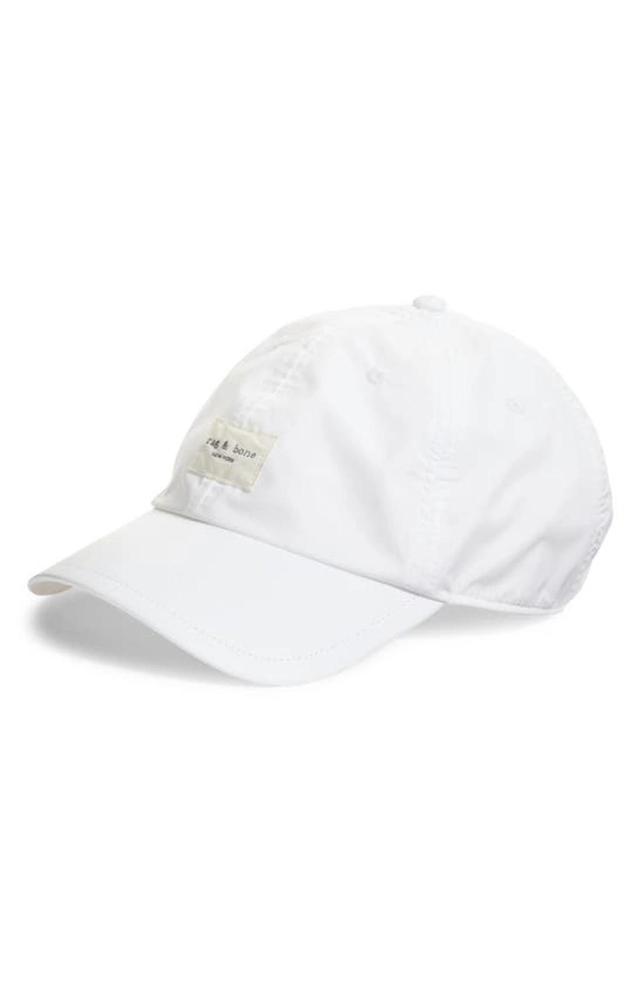 White Addison Baseball Cap Product Image