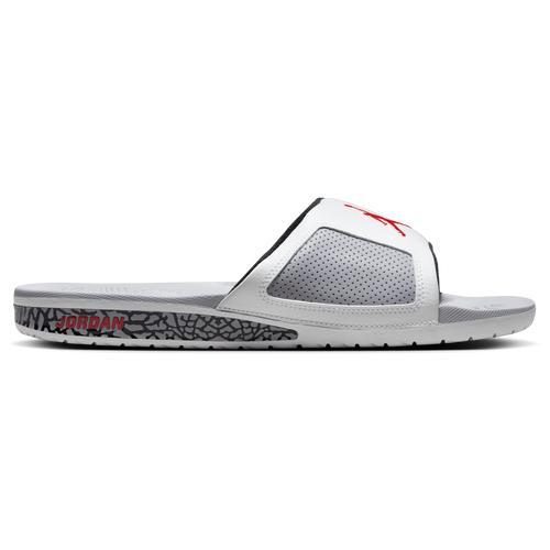 Jordan Mens Jordan Retro 3 Hydro - Mens Shoes White/Fire Red/Cement Grey Product Image