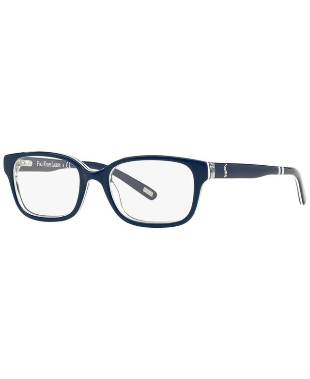 Polo Prep PP8520 Mens Rectangle Eyeglasses - Navy Product Image