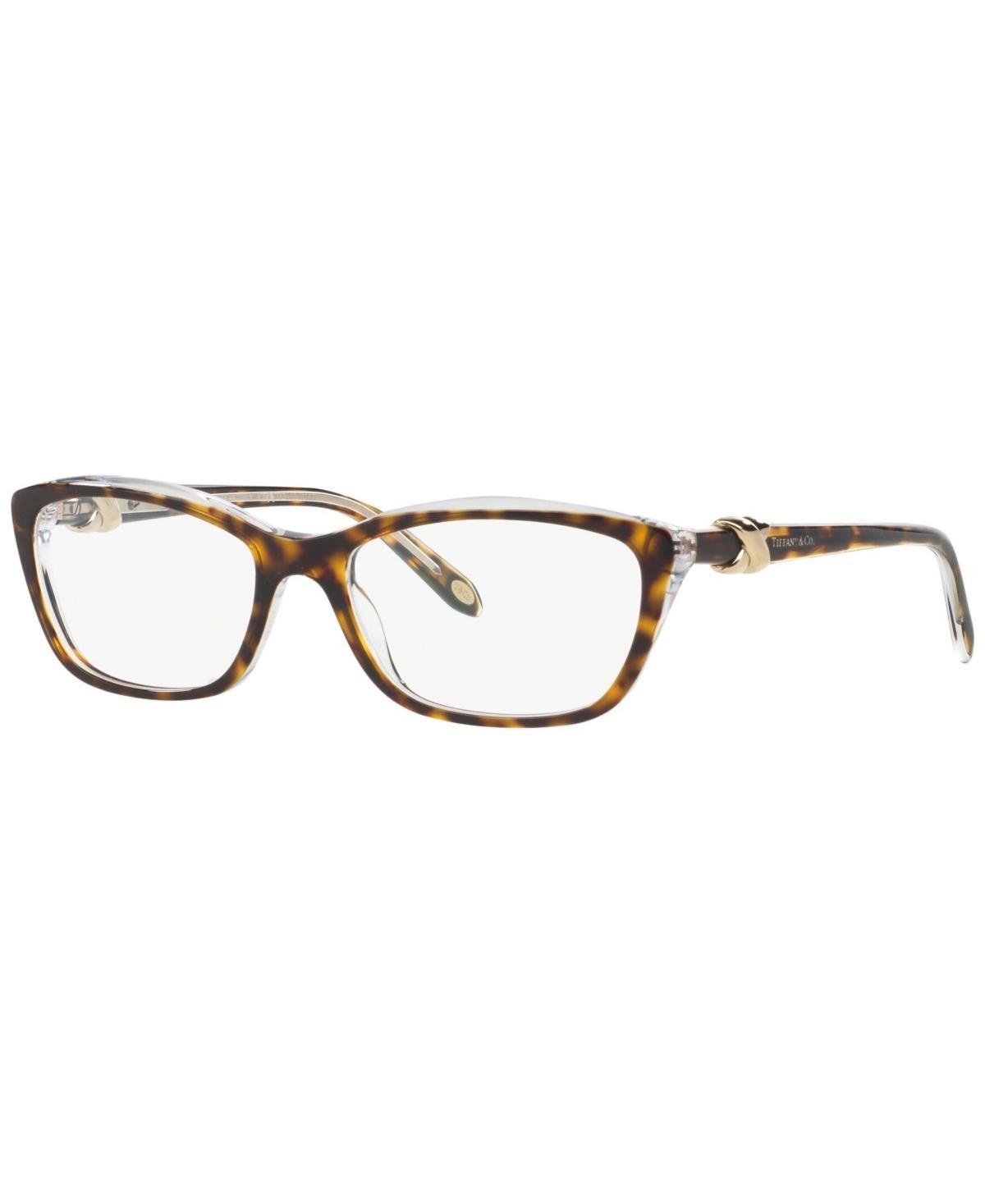 Tiffany & Co. TF2074 Tiffany Signature Womens Cat Eye Eyeglasses - Havana Product Image