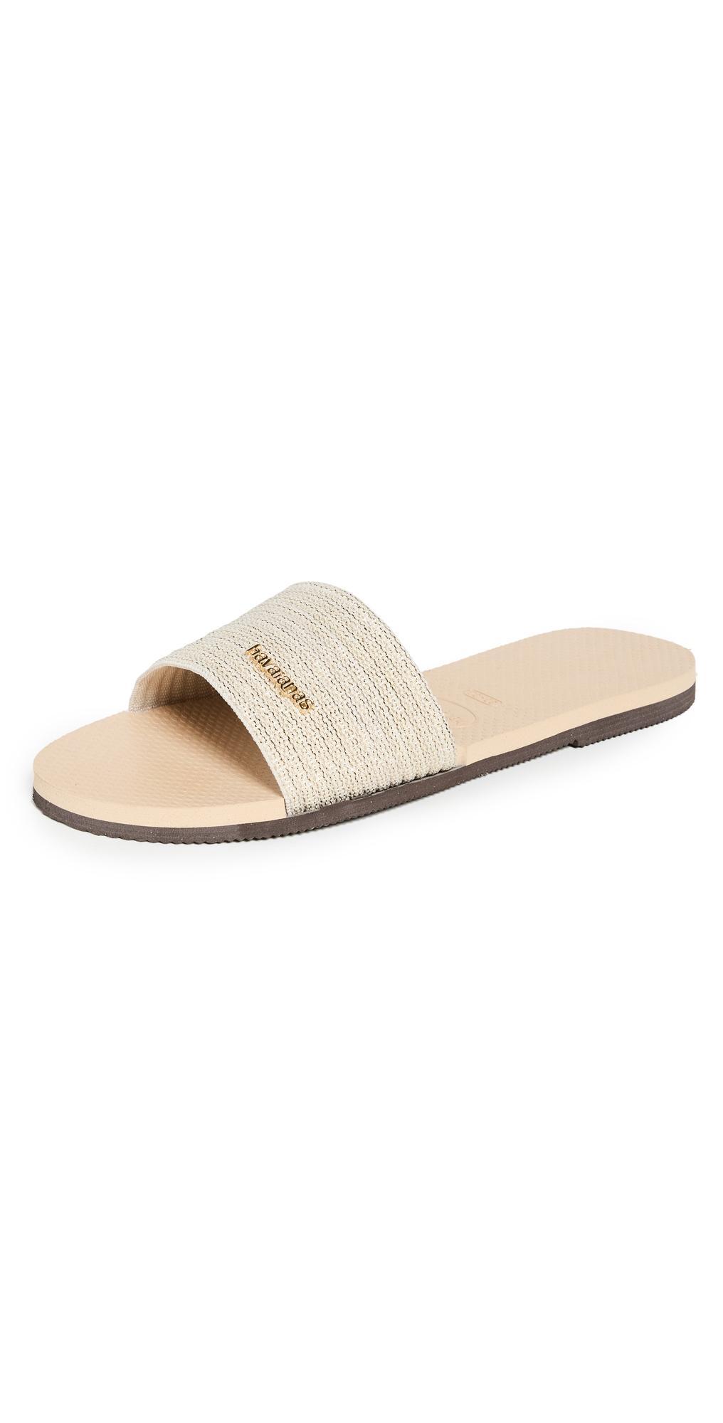 Havaianas You Malta Metallic Slide Sandal Product Image