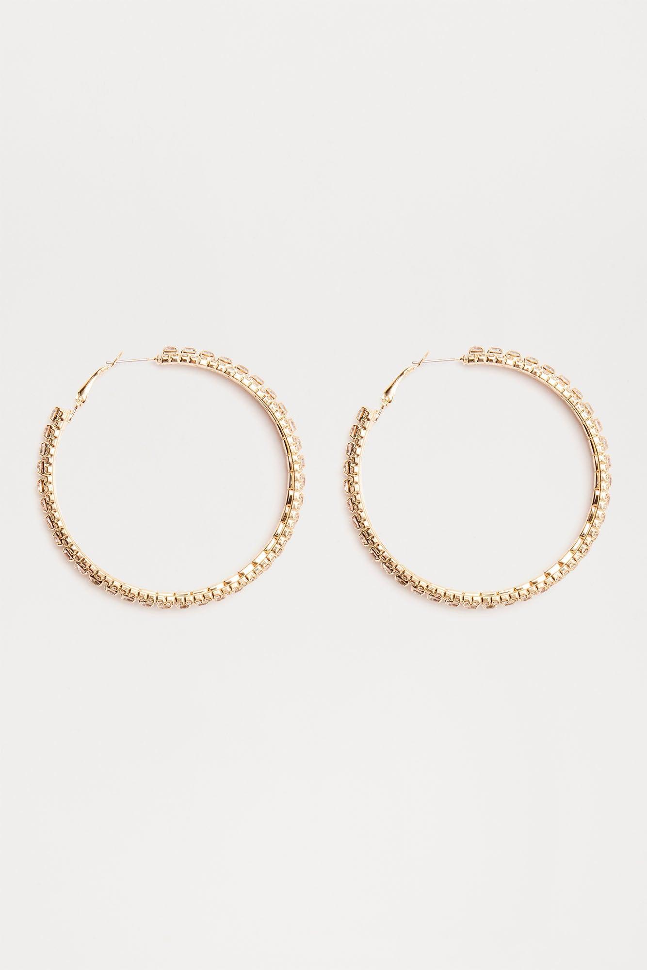 So Fine Hoop Earrings - Gold Product Image