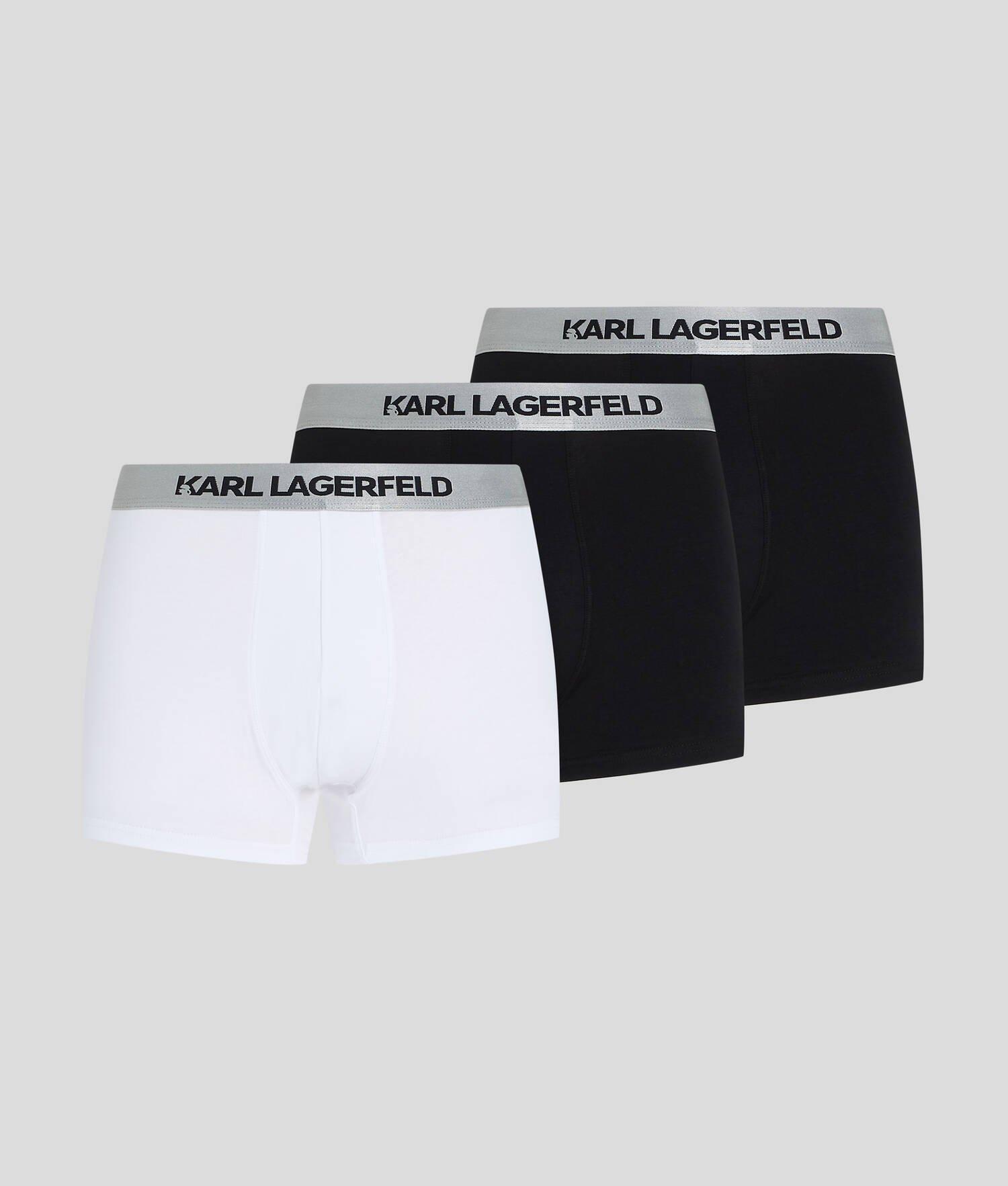 METALLIC KARL LOGO TRUNKS – 3 PACK Product Image