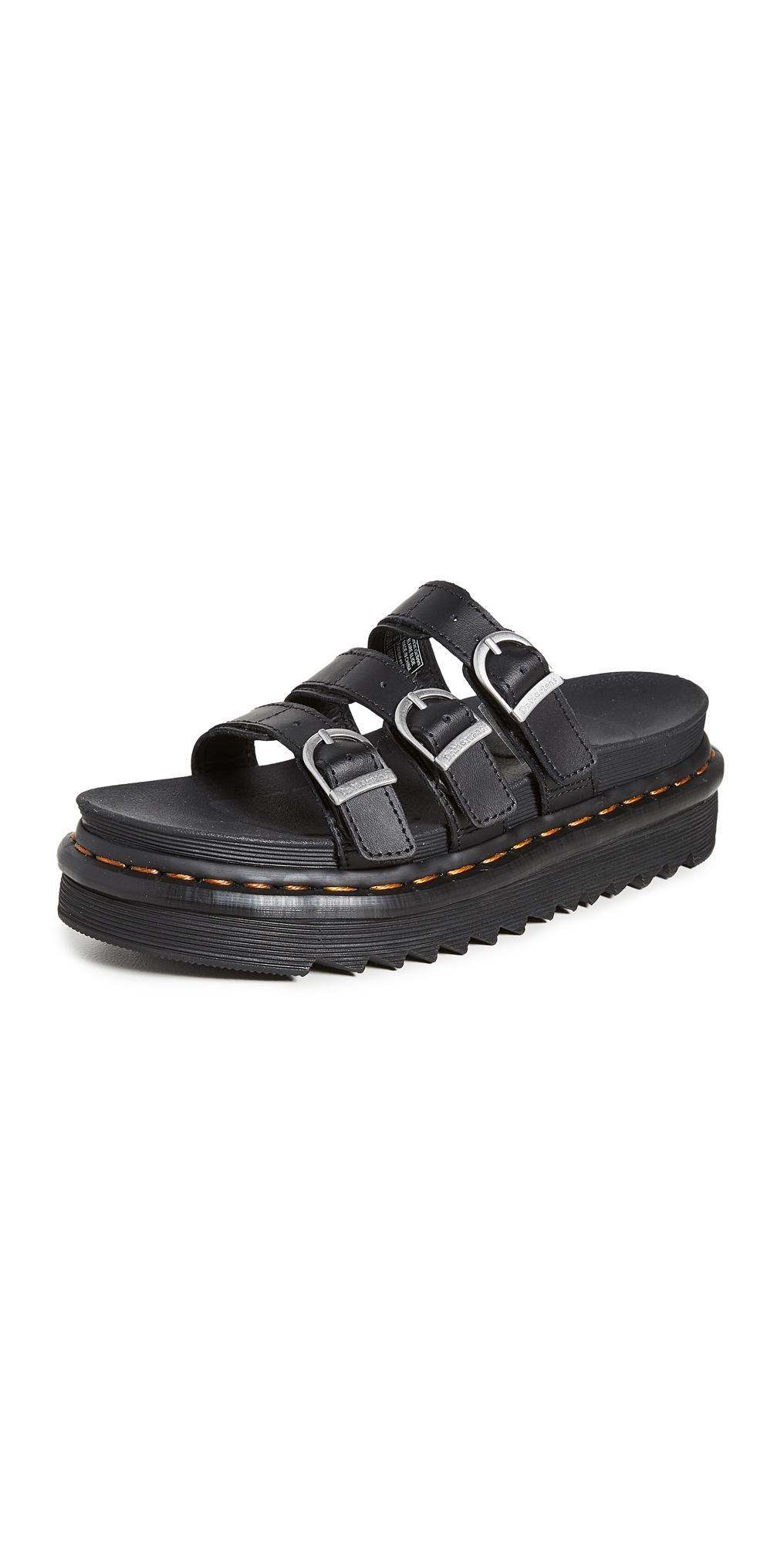 Womens Blaire 3-Strap Platform Slides Product Image