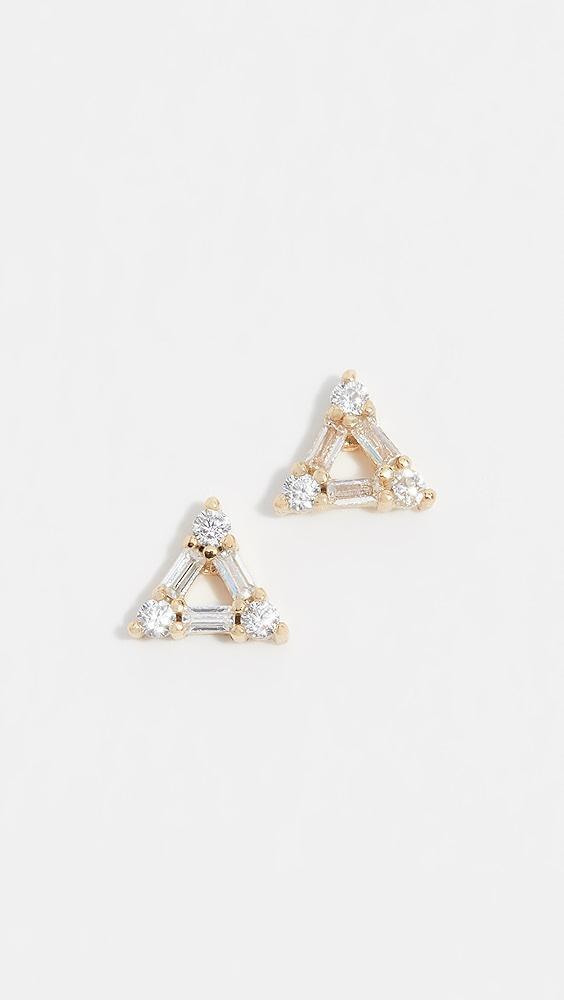 SHASHI Trilogy Stud Earrings | Shopbop Product Image