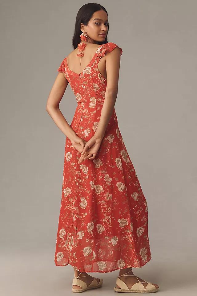 By Anthropologie Scoop-Neck A-Line Slip Maxi Dress Product Image