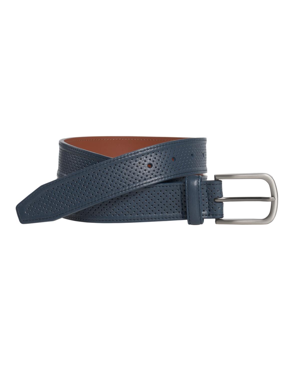 Johnston & Murphy Perfed Leather Belt Belts Product Image