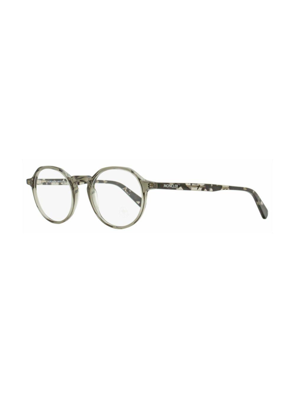 MONCLER Ml5120 Oval-frame Glasses In Grau Product Image