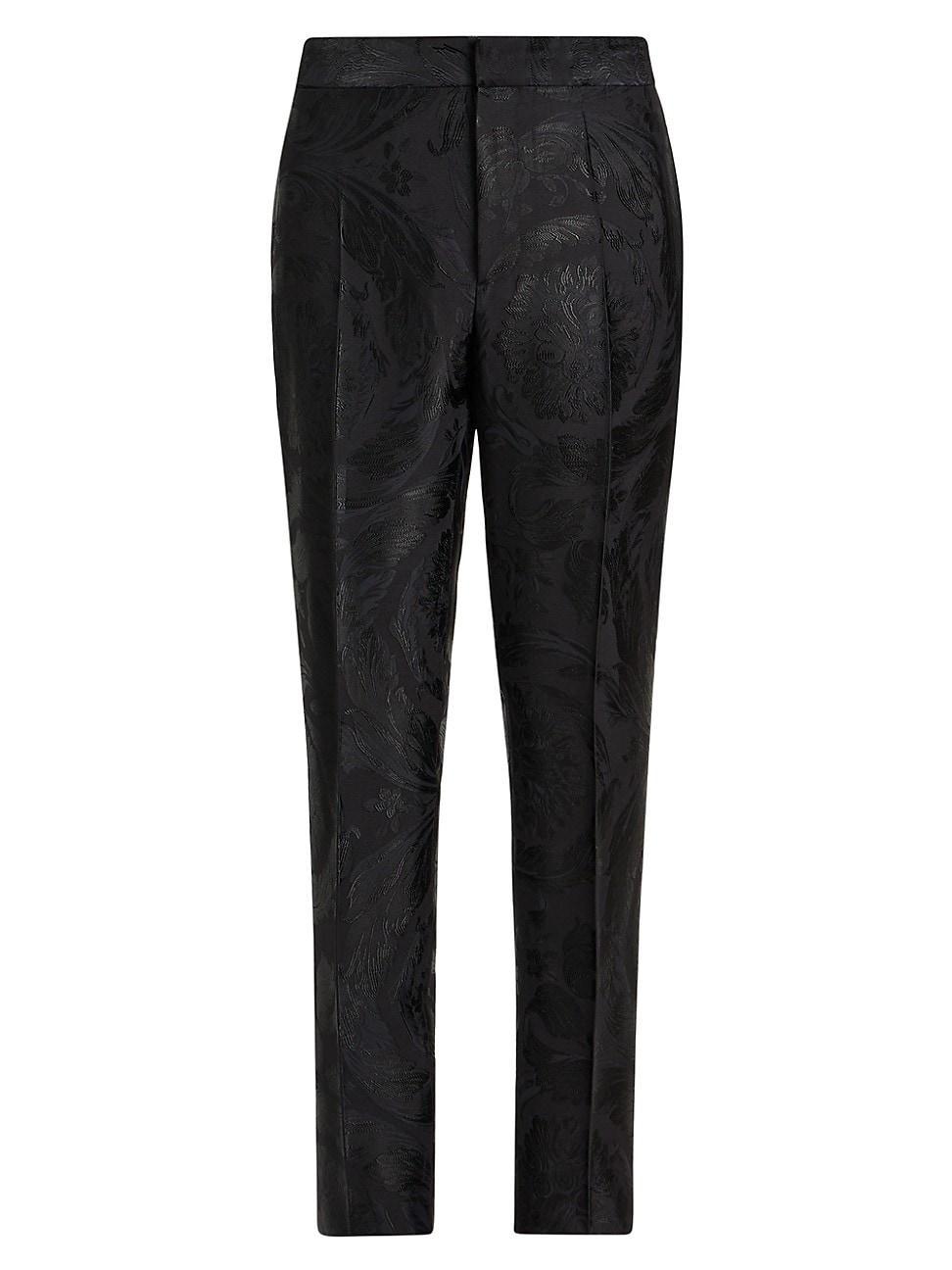 Mens Barocco Silhouette Jacquard Pants Product Image