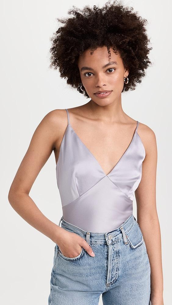 Reformation Mickey Satin Top | Shopbop Product Image