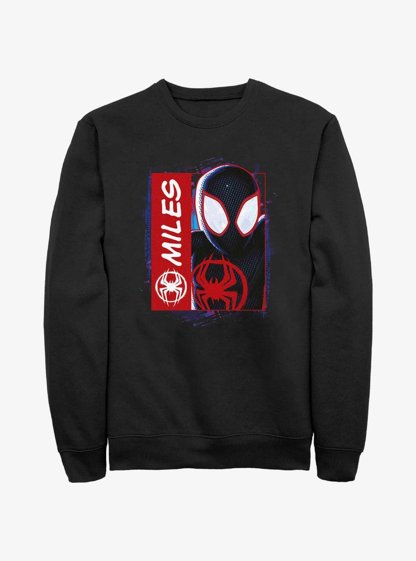 Marvel Spider-Man Miles Morales Simple Comic Sweatshirt Product Image