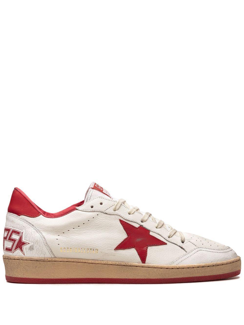 GOLDEN GOOSE Ball Star Low-top Sneakers In White Product Image