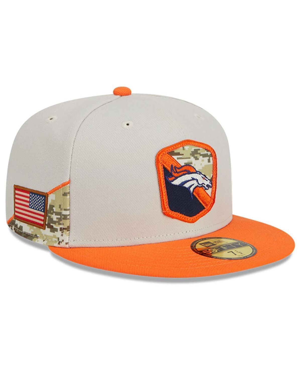 Mens New Era Stone Denver Broncos 2023 Salute To Service 59FIFTY Fitted Hat - Stone Product Image