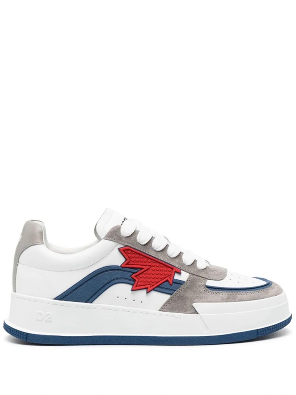 DSQUARED2 Canadian Sneakers In White Product Image