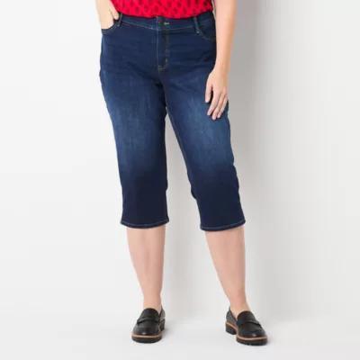 Liz Claiborne Sara Mid Rise Capris Product Image