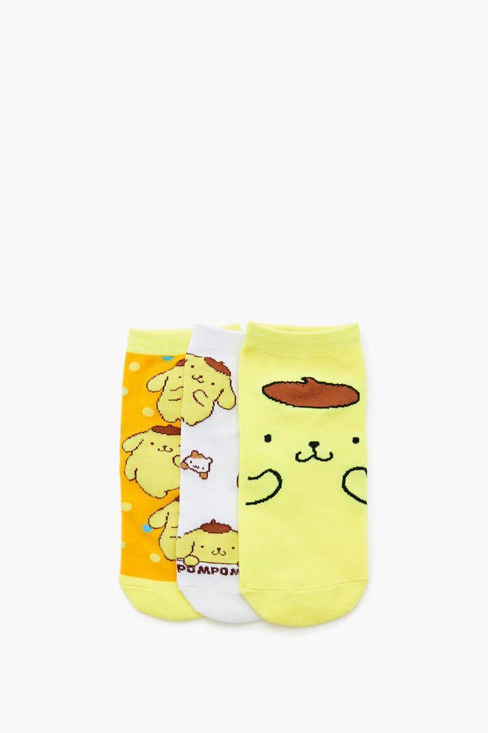 Pompompurin Ankle Socks - 3 pack | Forever 21 Product Image