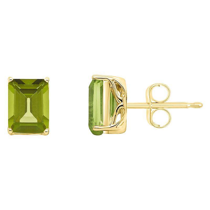 Peridot (3-3/8 ct. t.w.) Stud Earrings in Sterling Silver Product Image