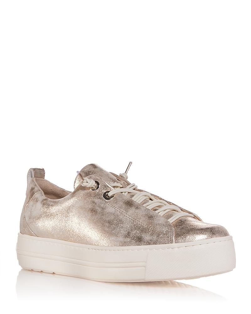 Paul Green Faye Sneaker (Ivory Leather) Women's Shoes Product Image