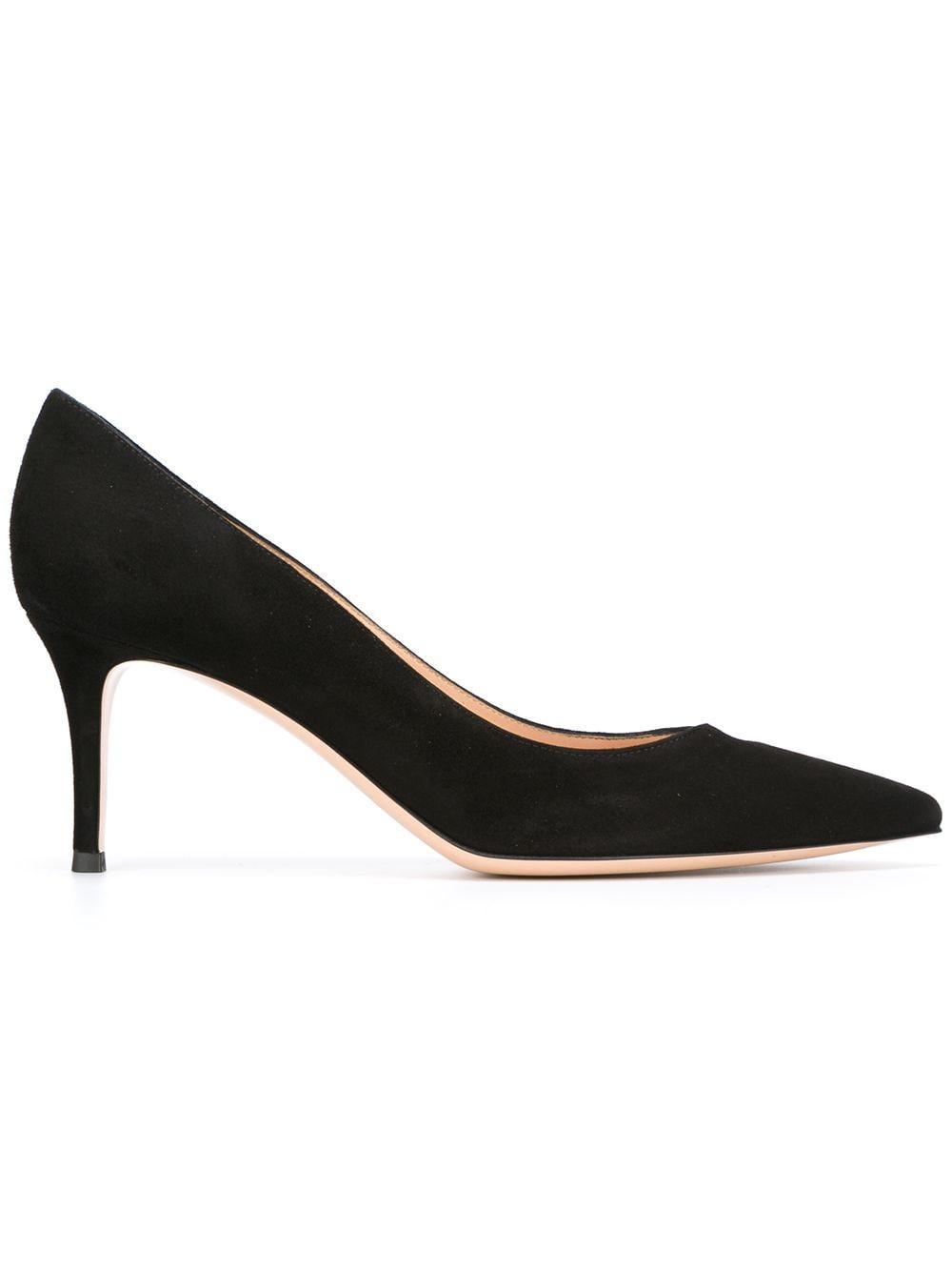 Gianvito 70mm Suede Pumps In Black Product Image