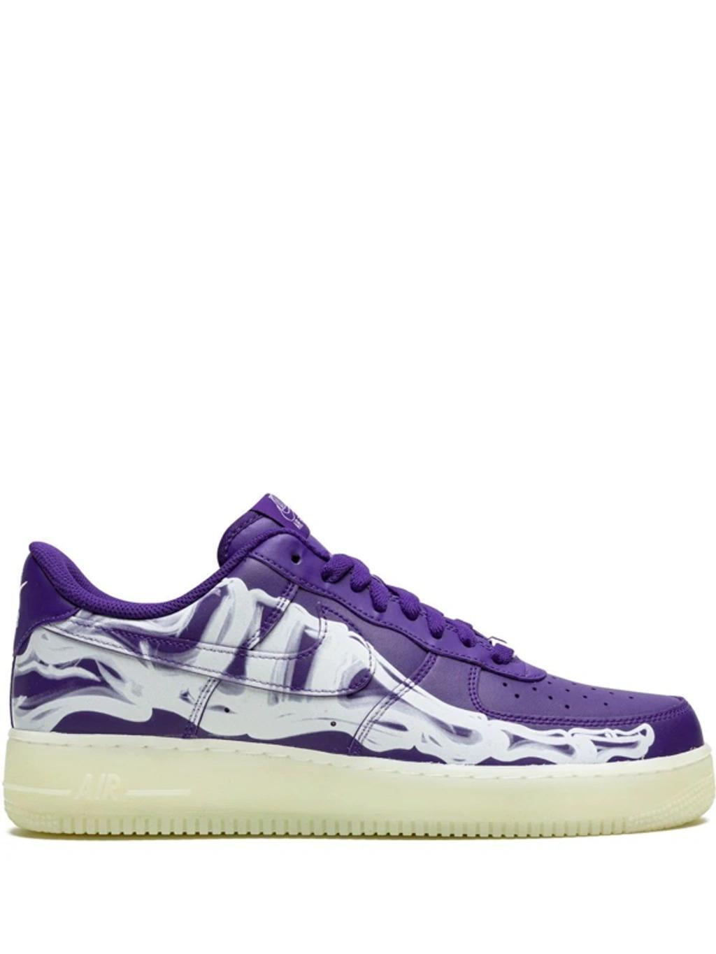 Air Force 1 Low '07 Qs "purple Skeleton Halloween" Sneakers Product Image