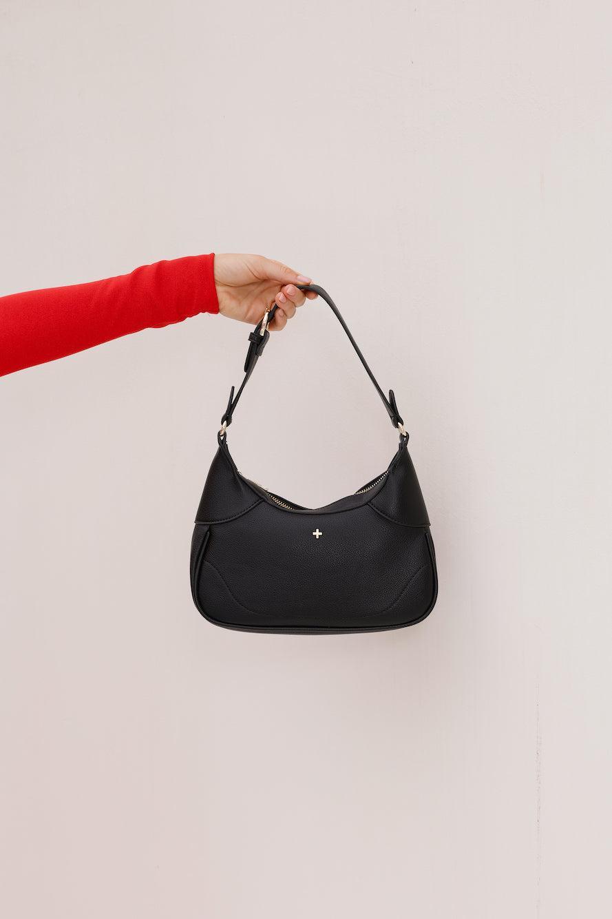 PETA + JAIN Tahira Bag Black Pebble Gold Product Image