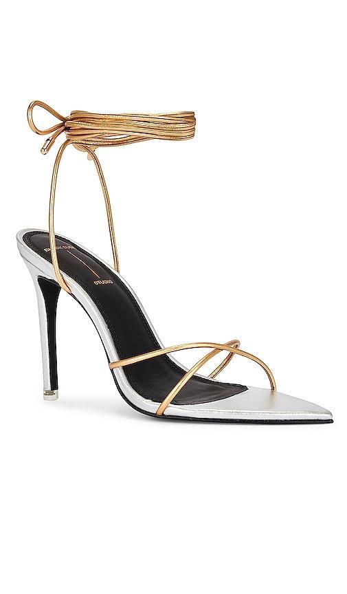 Womens Talia Metallic High Heel Sandals Product Image