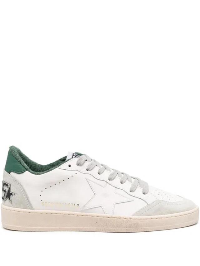 GOLDEN GOOSE Ball Star Leather Sneakers In Multicolor Product Image