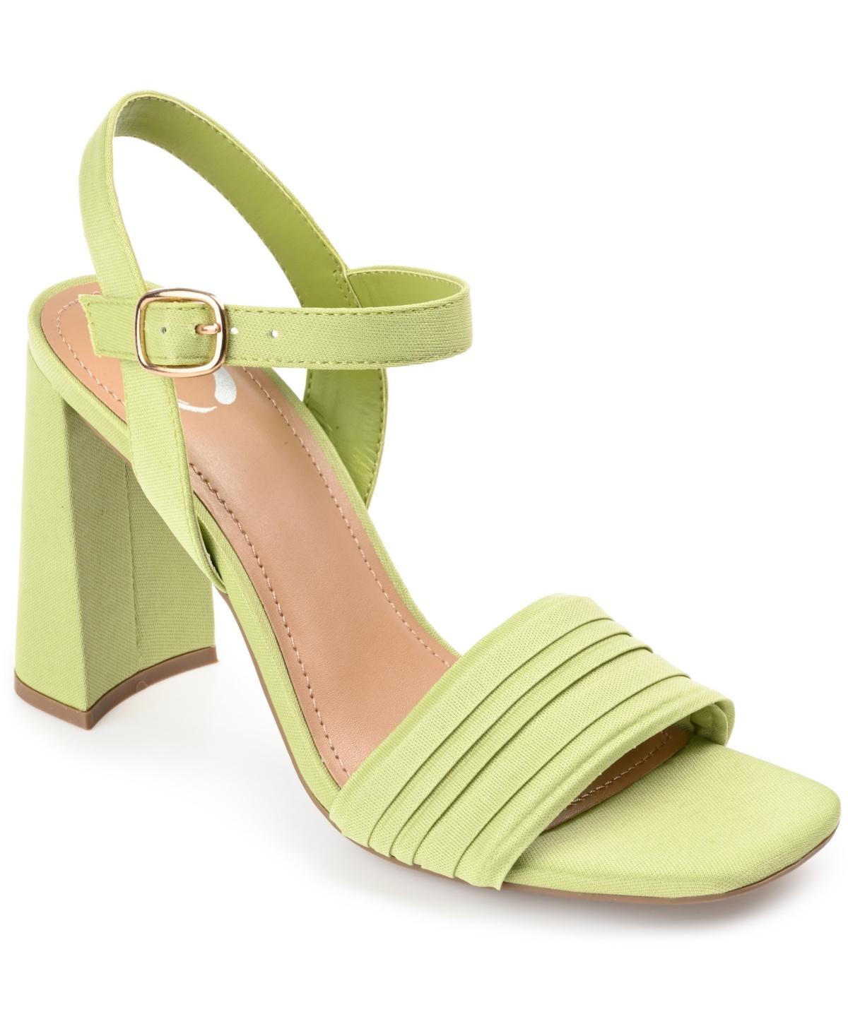 Journee Collection Womens Skiler Block Heel Sandals Product Image