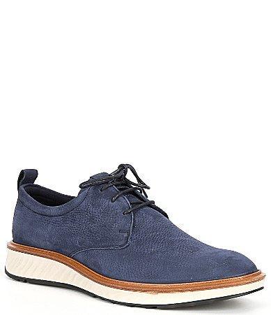 ECCO Mens ST1 Hybrid Nubuck Plain Toe Sneaker Oxfords Product Image