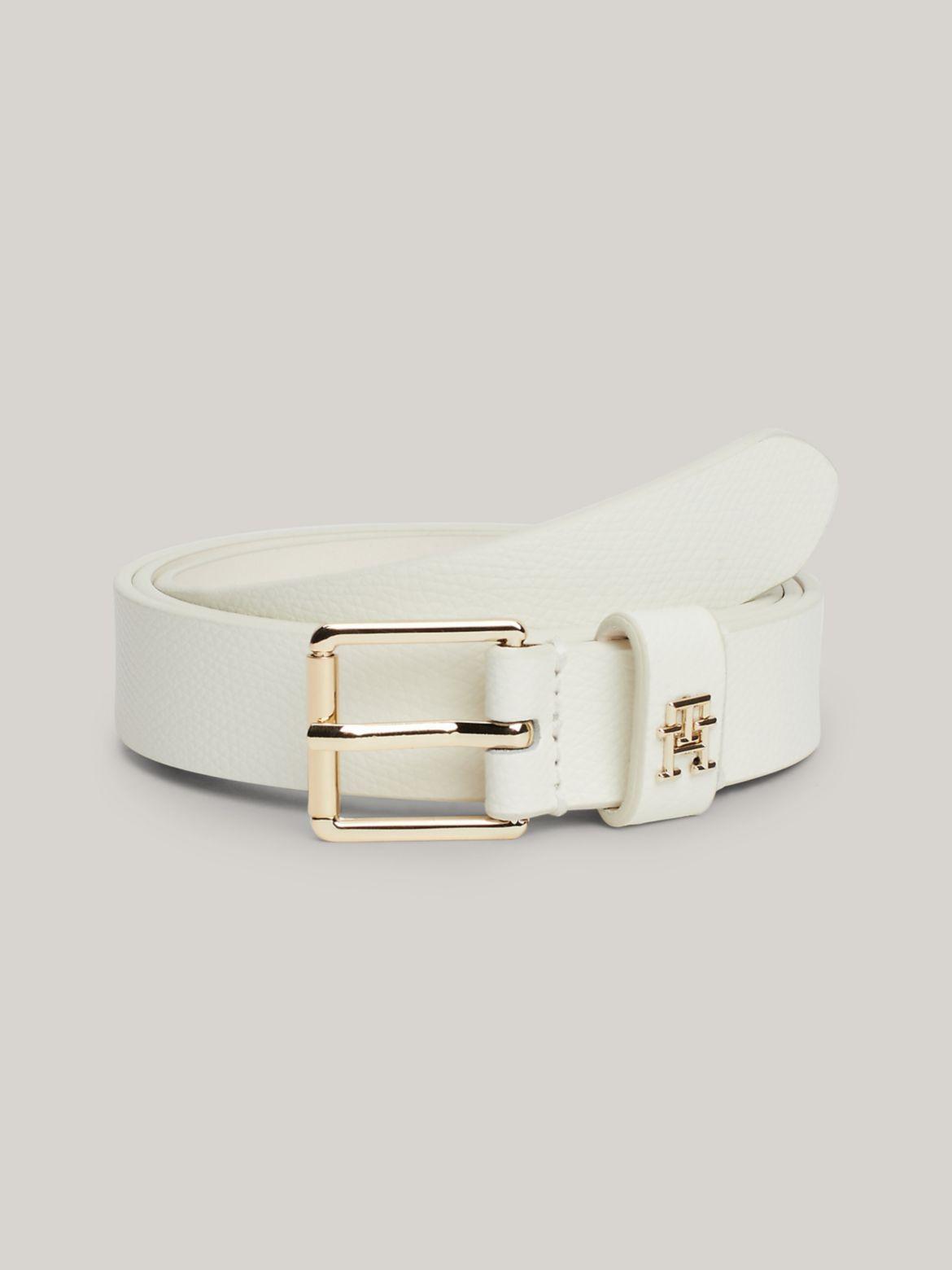 Tommy Hilfiger Women's TH Monogram Leather Belt Product Image