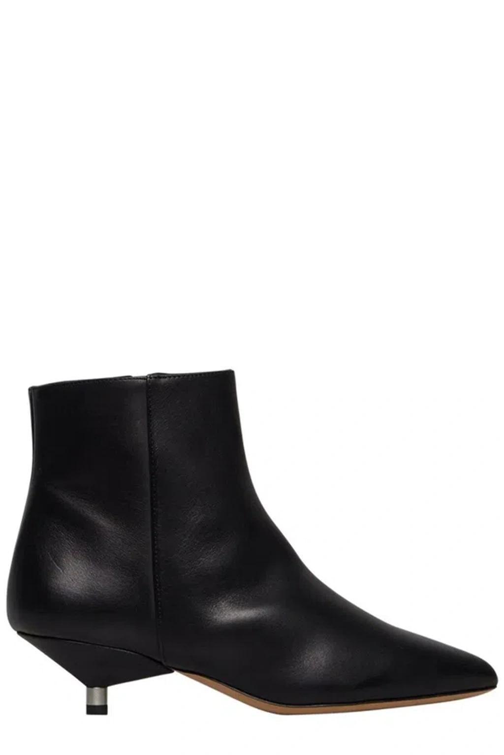 ISABEL MARANT 45mm Suede Ankle Boots In Schwarz product image