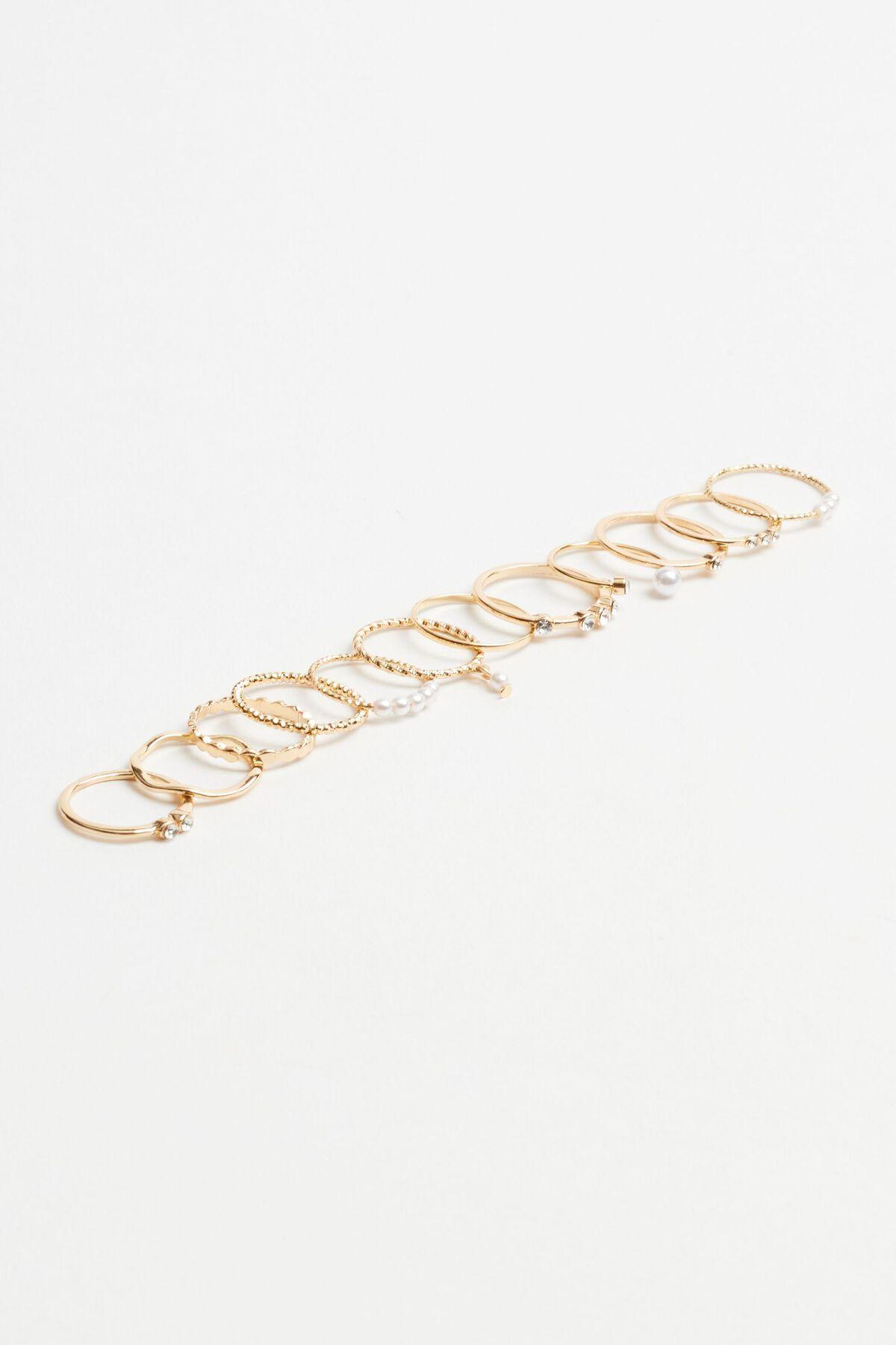 Set of 12 Delicate Rings Product Image