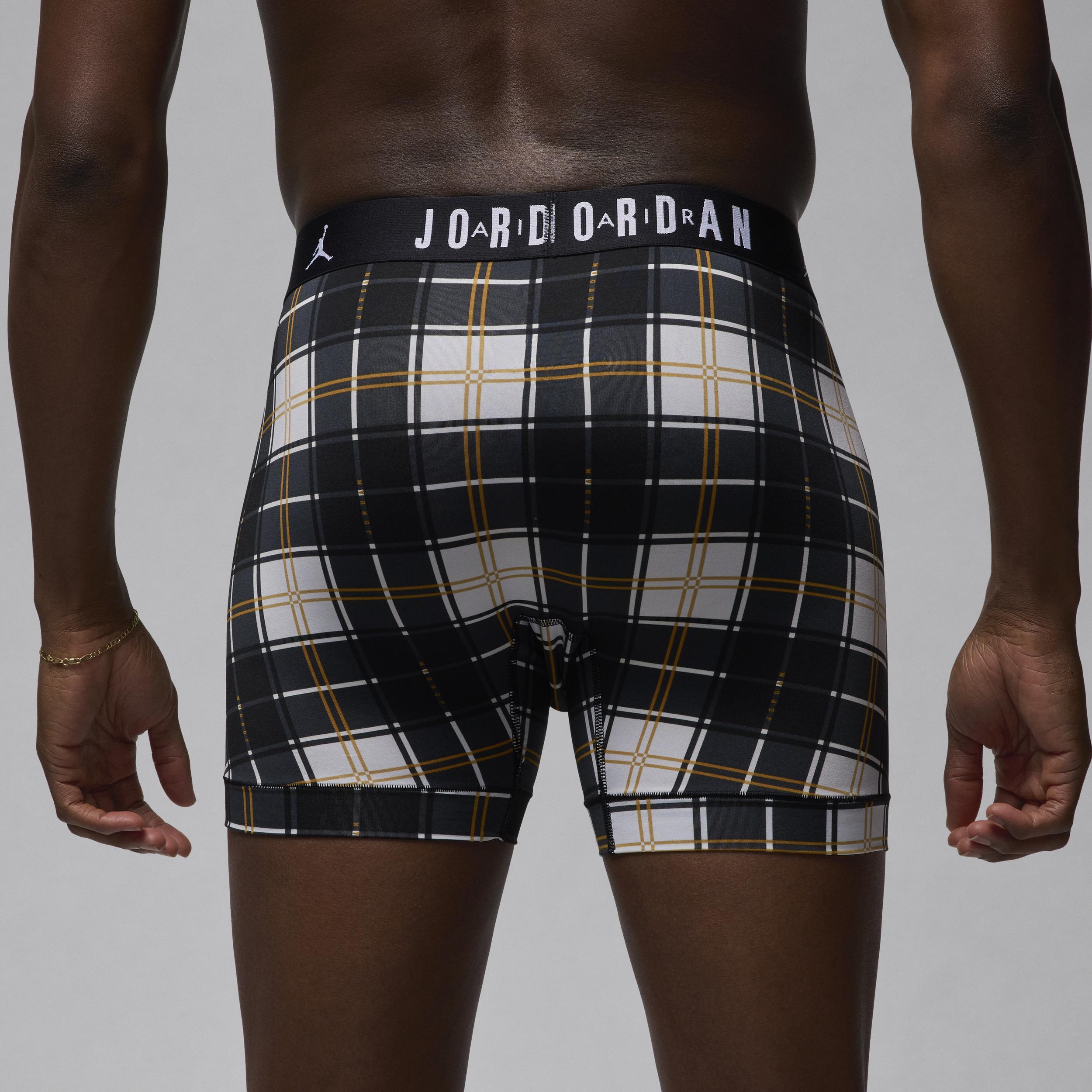 Jordan Dri-FIT Men's Plaid Boxer Briefs (2-Pack) Product Image