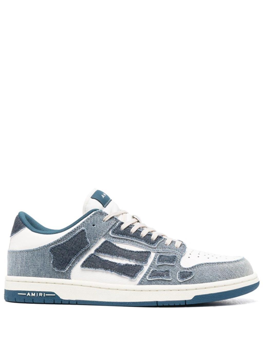 AMIRI Skeltop Low Shoes In Slate Blue Product Image