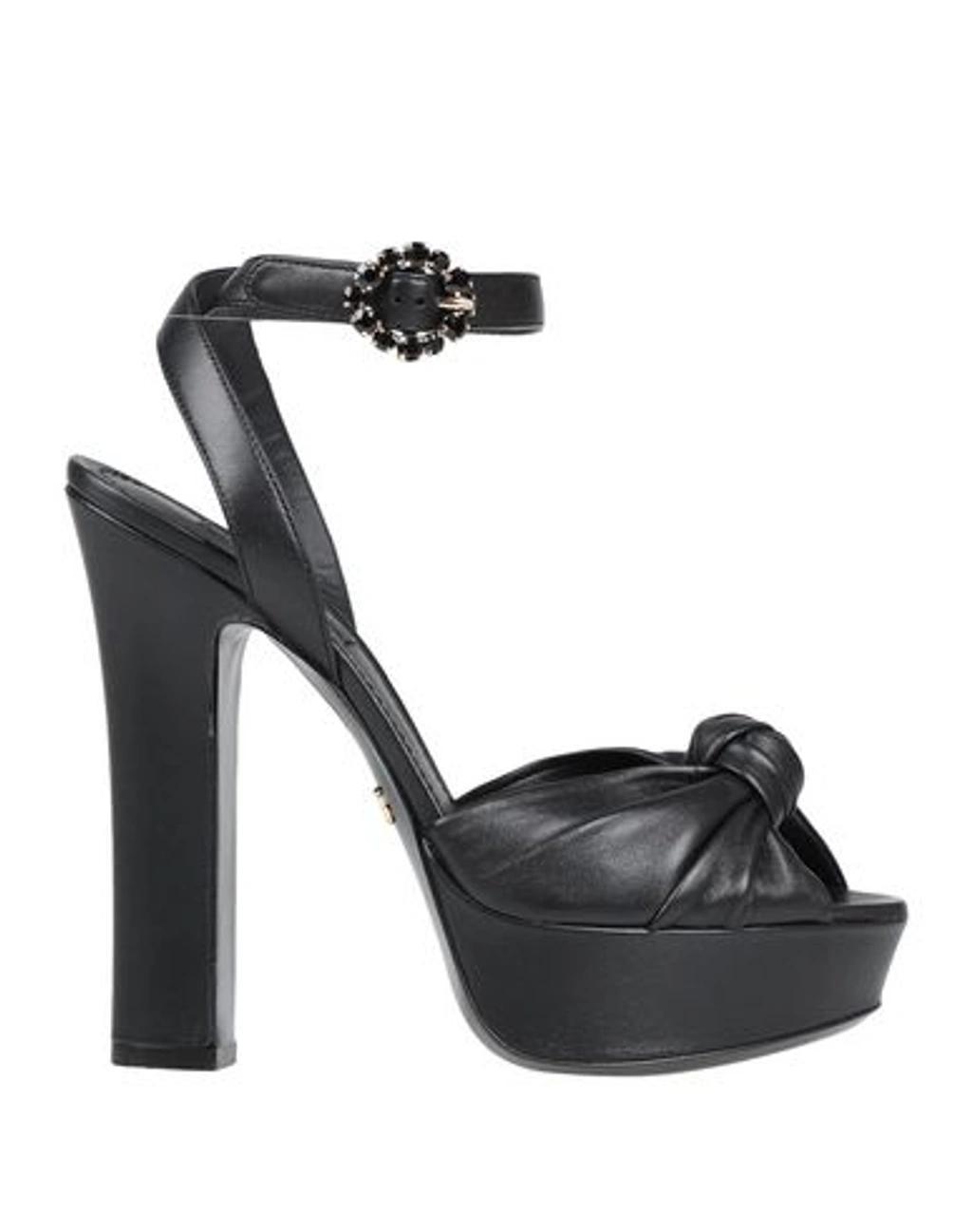 DOLCE & GABBANA Sandals In Black Product Image