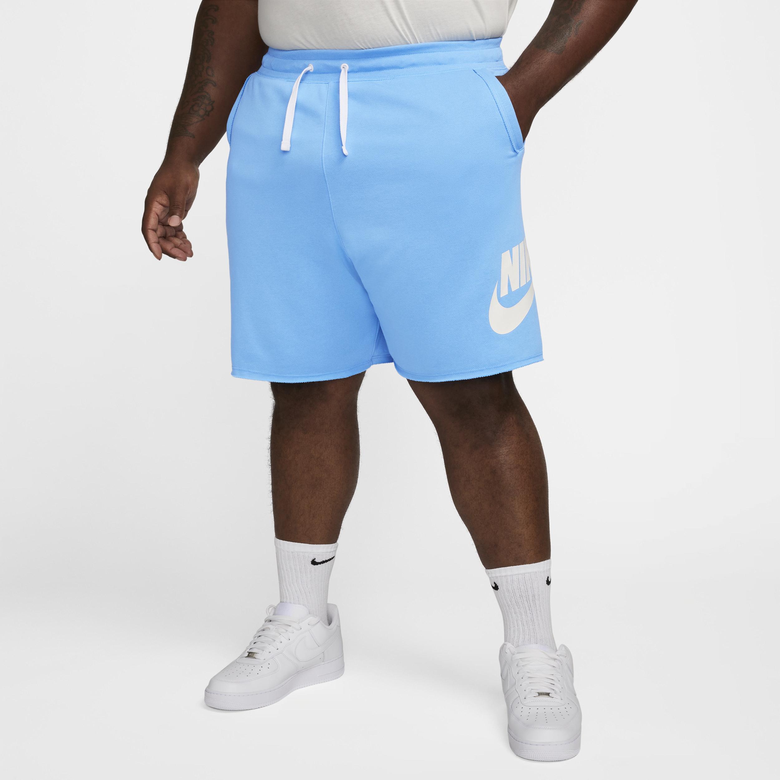 Nike Mens Club Alumni Shorts - University Blue/White/White Product Image