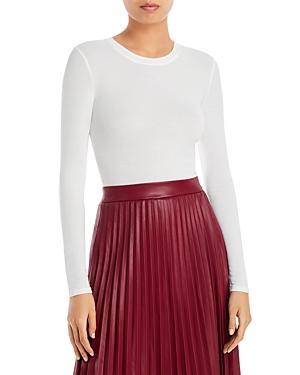 Bcbgmaxazria Crewneck Long Sleeve Knit Top Product Image