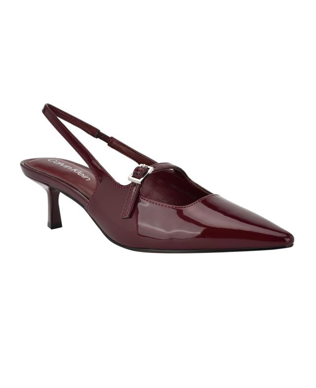 Calvin Klein Womens Kallien Pointy Toe Slingback Dress Pumps Product Image