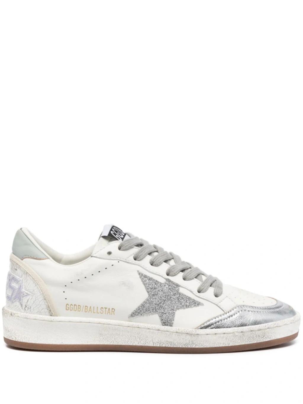 GOLDEN GOOSE Ball-star Sneakers In White Product Image