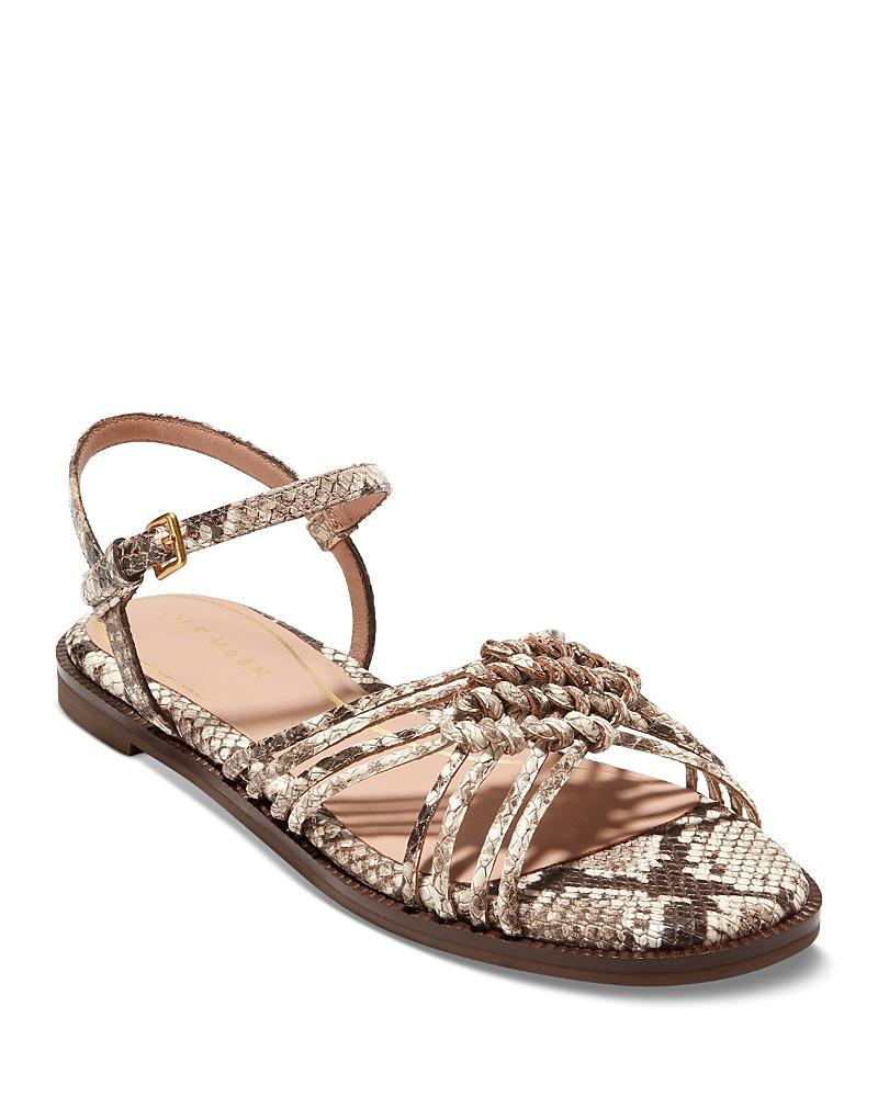 Womens Jitney Knot Leather Sandals Product Image