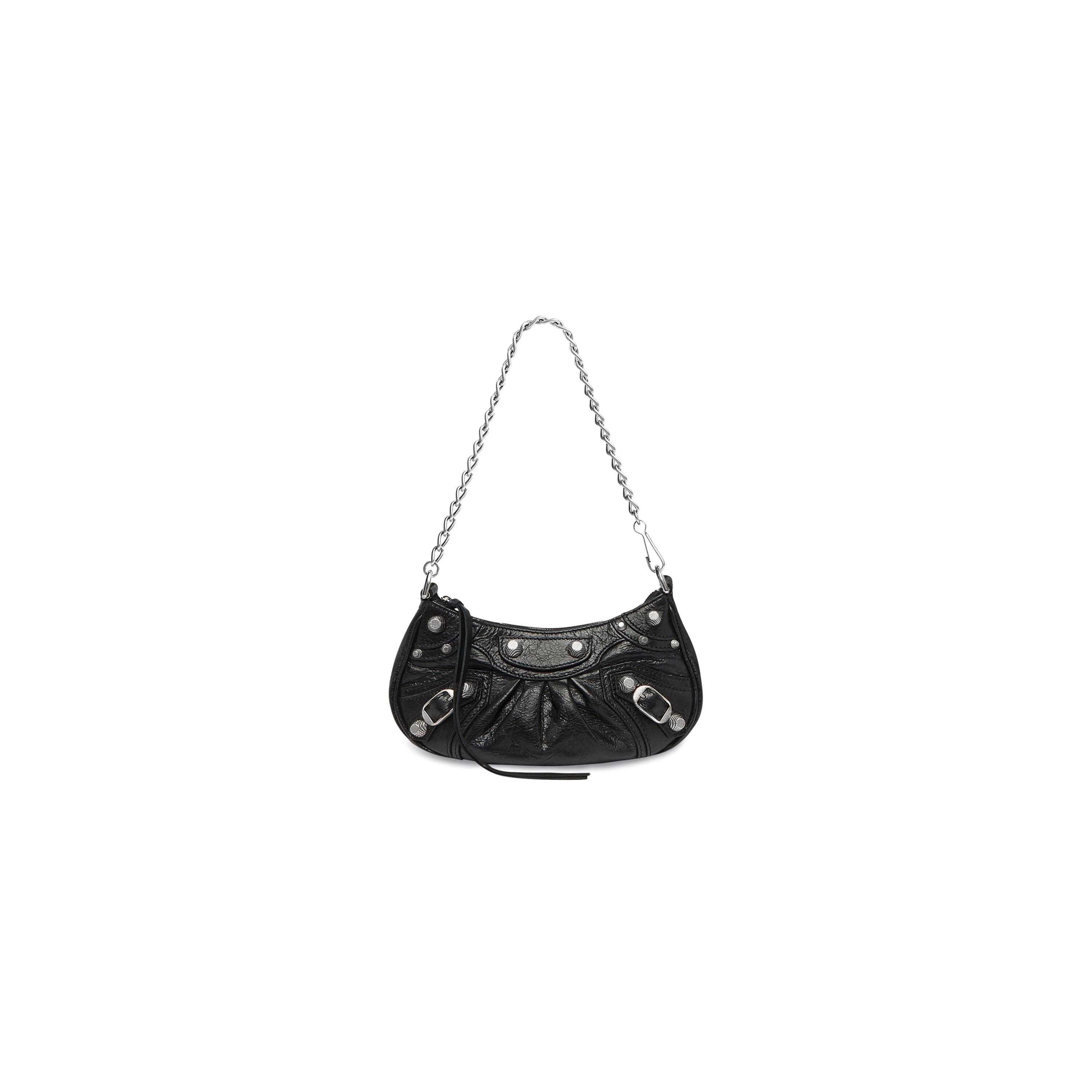 Women's Le Cagole Mini Bag With Chain in Black Product Image