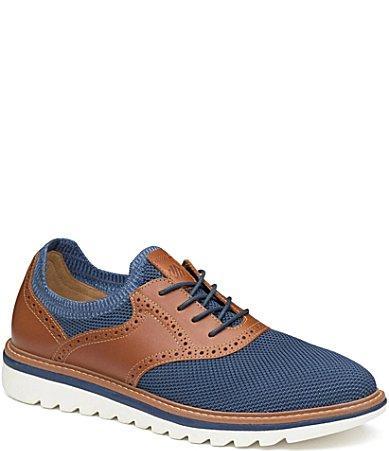 Johnston  Murphy Mens Braydon Knit Plain Toe Oxford Sneakers Product Image