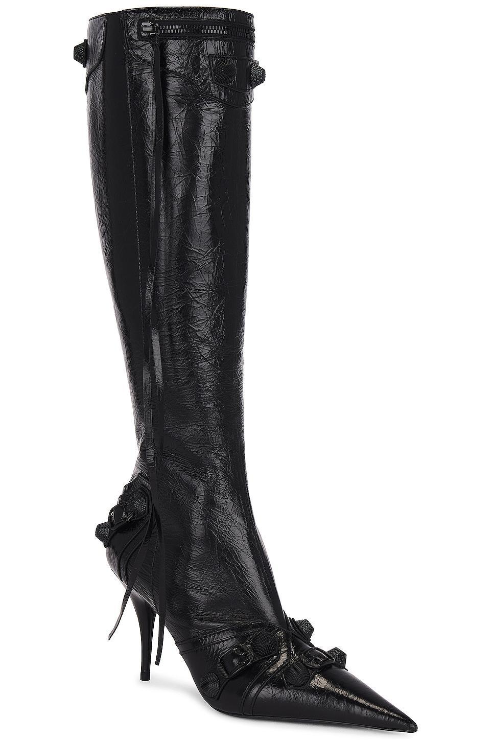 Balenciaga Cagole Boot in Black - Black. Size 36 (also in ). Product Image